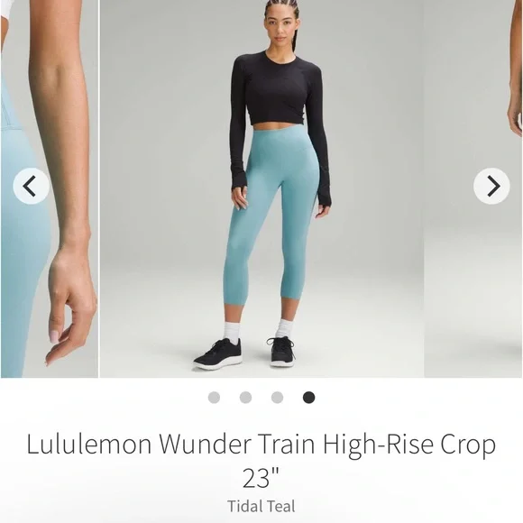 Lululemon Wunder Train HR Crop 8 - Picture 5 of 8